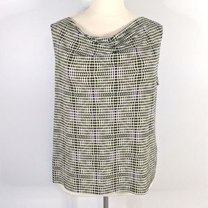 Liz Claiborne sleeveless cowl neck blouse